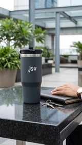 JGU Grip Lock Grey Insulated Tumbler