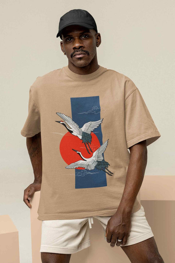 A Feathered Mirage Oversized Tee - TOSSIDO