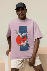 A Feathered Mirage Oversized Tee - TOSSIDO