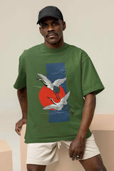 A Feathered Mirage Oversized Tee - TOSSIDO