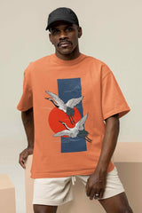 A Feathered Mirage Oversized Tee - TOSSIDO
