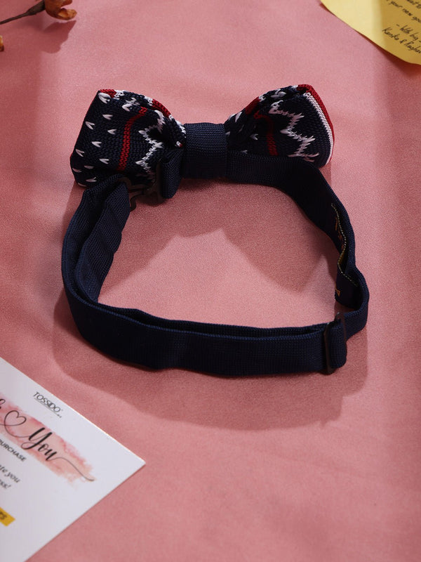 Abstract Knitted Bowtie - TOSSIDO