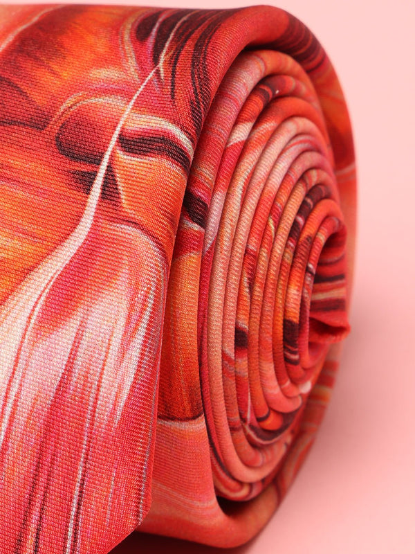 Abstract Printed Silk Tie - TOSSIDO