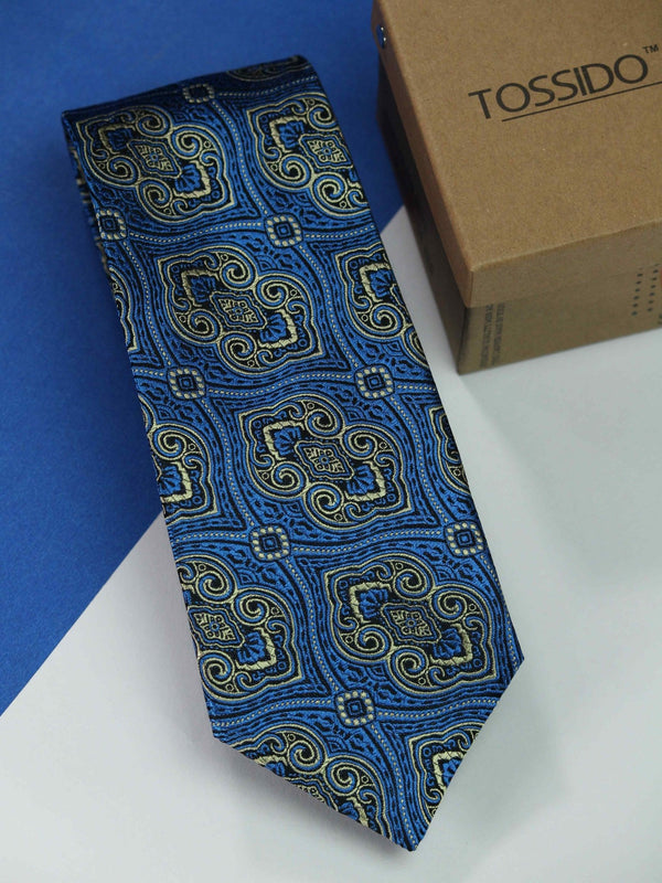 Acrimony Silk Abstract Necktie - TOSSIDO