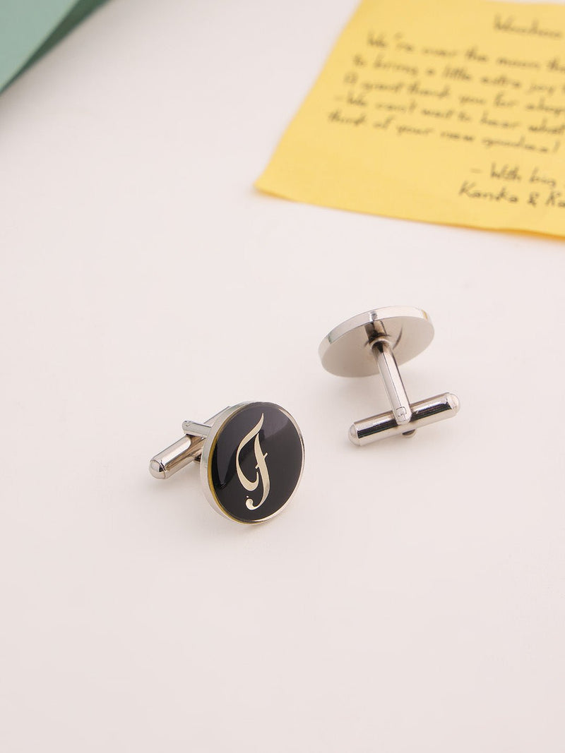 Alphabet F Cufflink - TOSSIDO