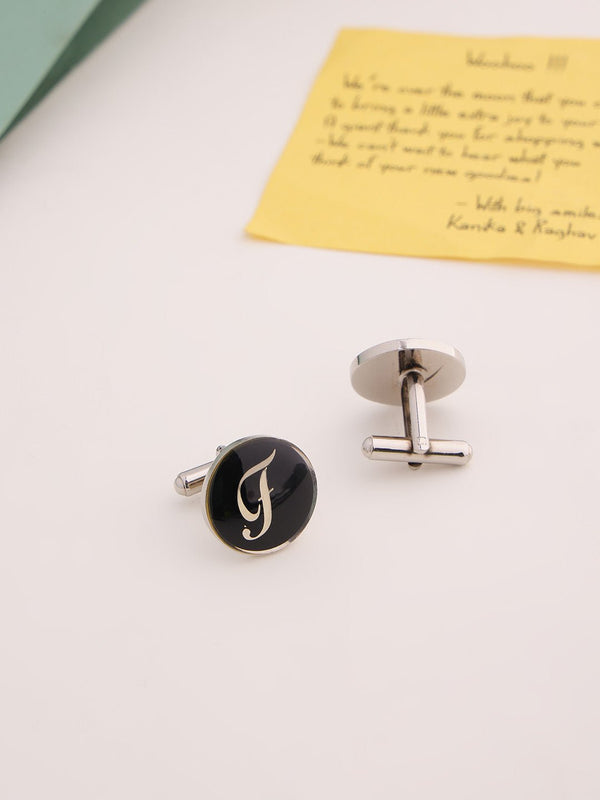 Alphabet F Cufflink - TOSSIDO