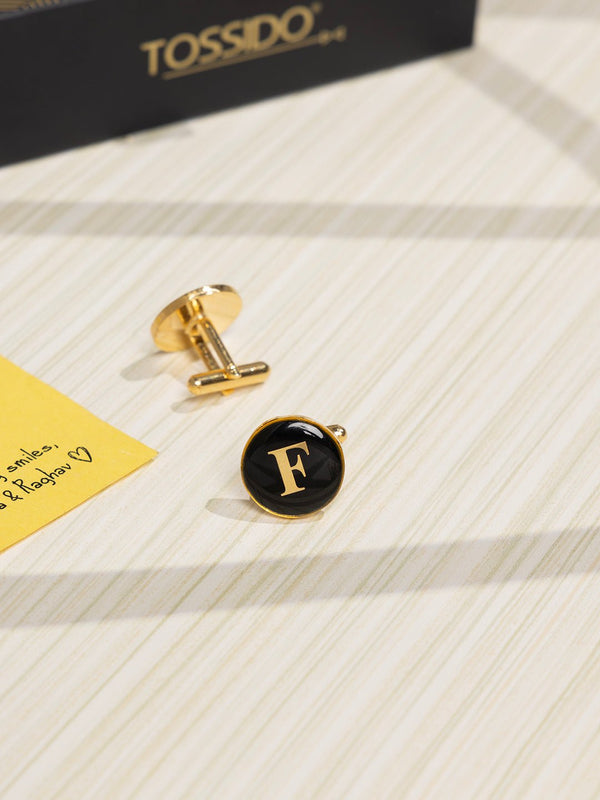 Alphabet F Cufflink - TOSSIDO