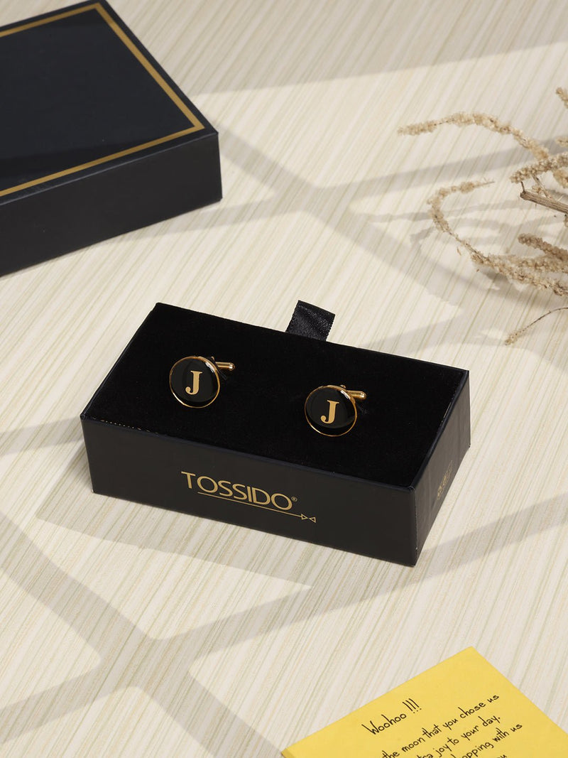 Alphabet J Cufflink - TOSSIDO