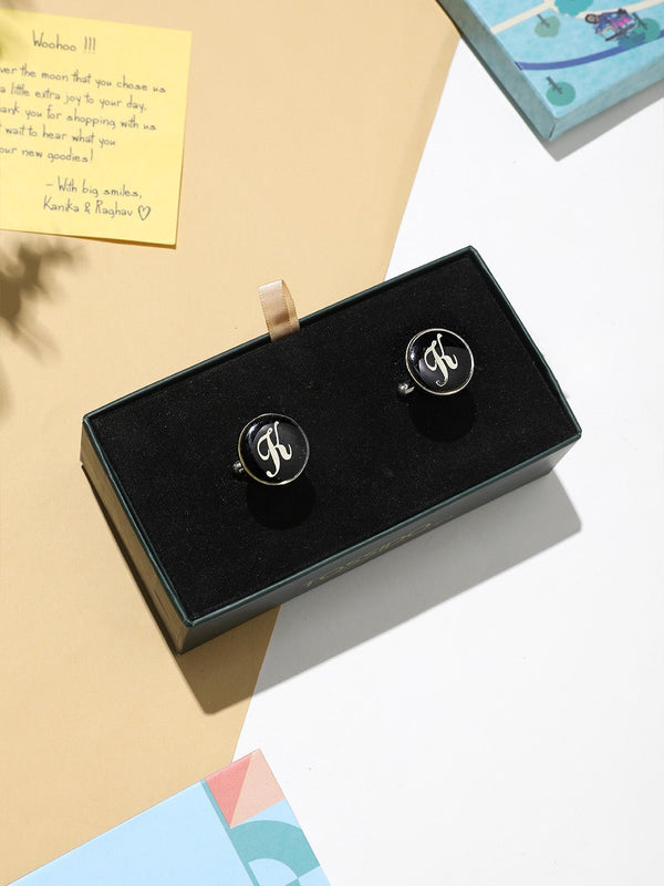 Alphabet K Cufflink - TOSSIDO