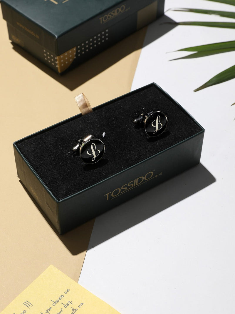 Alphabet L Cufflink - TOSSIDO