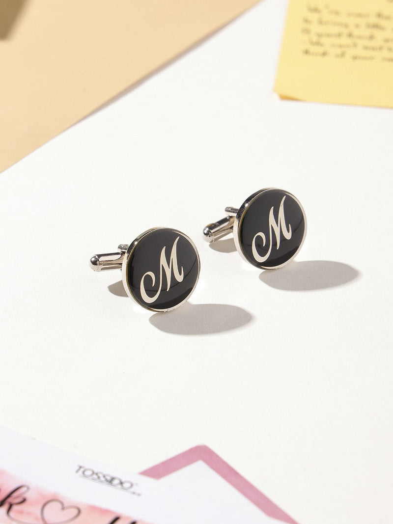 Alphabet M Cufflink - TOSSIDO