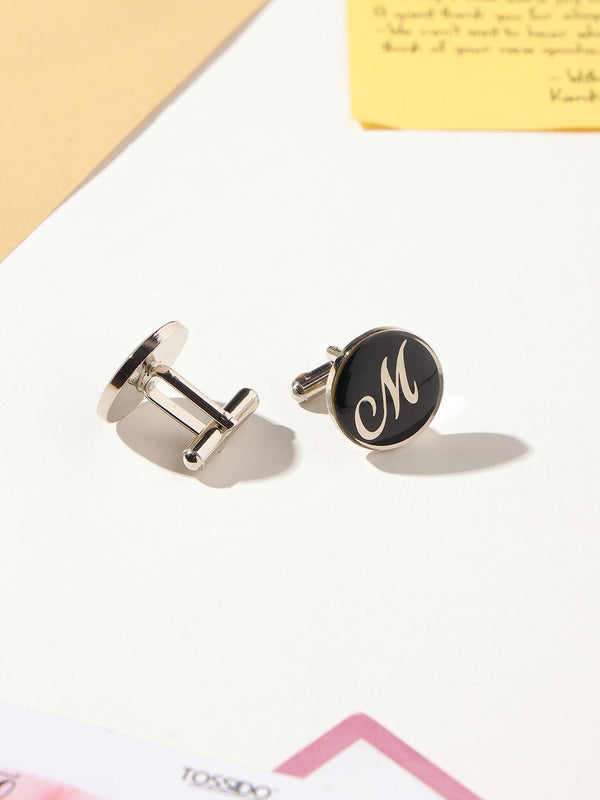 Alphabet M Cufflink - TOSSIDO