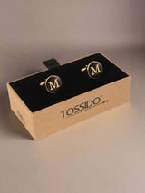 Alphabet M Cufflink - TOSSIDO