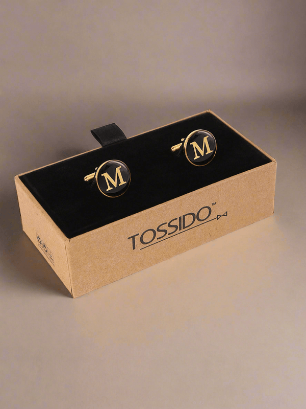 Alphabet M Cufflink - TOSSIDO