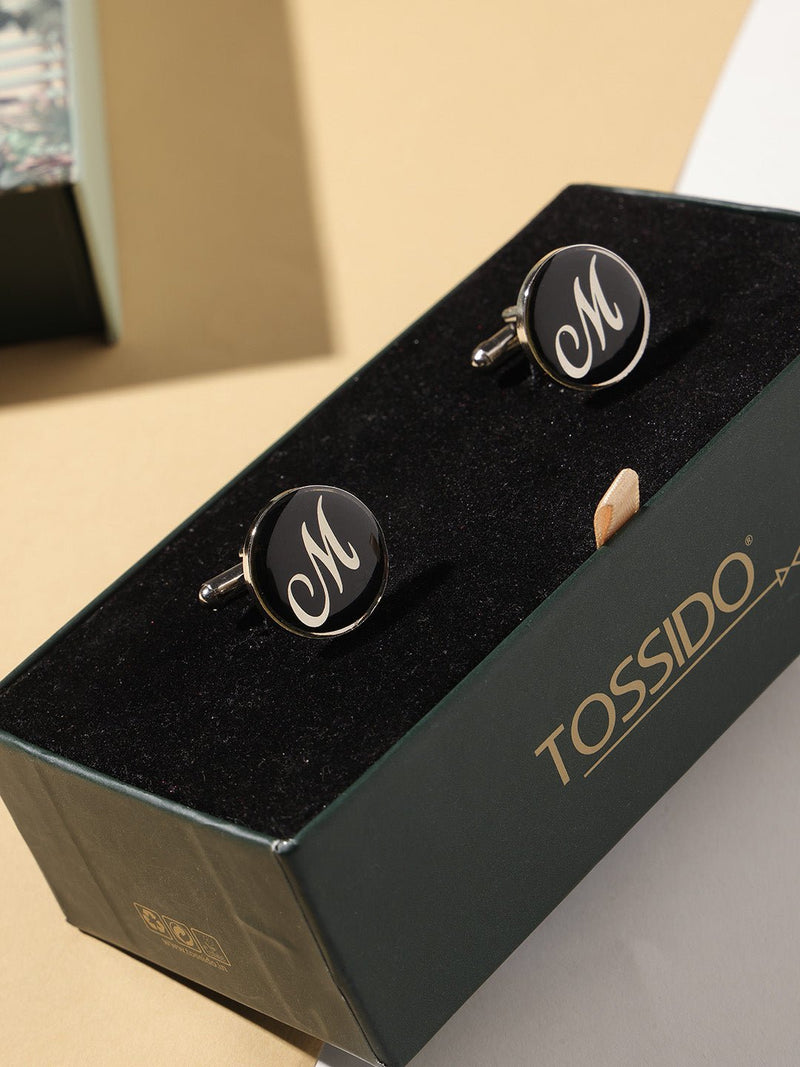 Alphabet M Cufflink - TOSSIDO