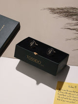 Alphabet P Cufflink - TOSSIDO