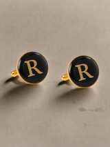 Alphabet R Cufflink - TOSSIDO