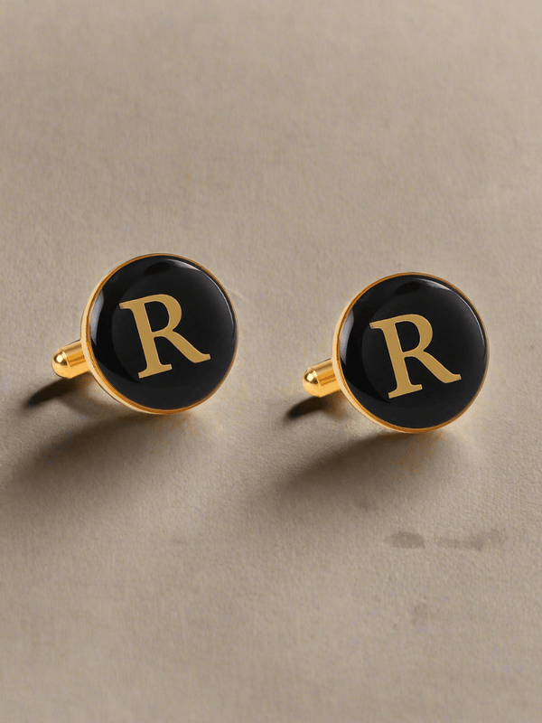 Alphabet R Cufflink - TOSSIDO