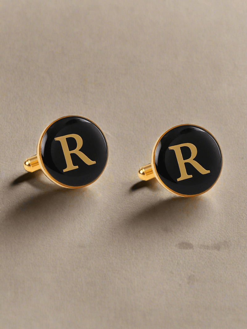Alphabet R Cufflink - TOSSIDO