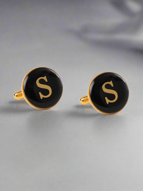 Alphabet S Cufflink - TOSSIDO