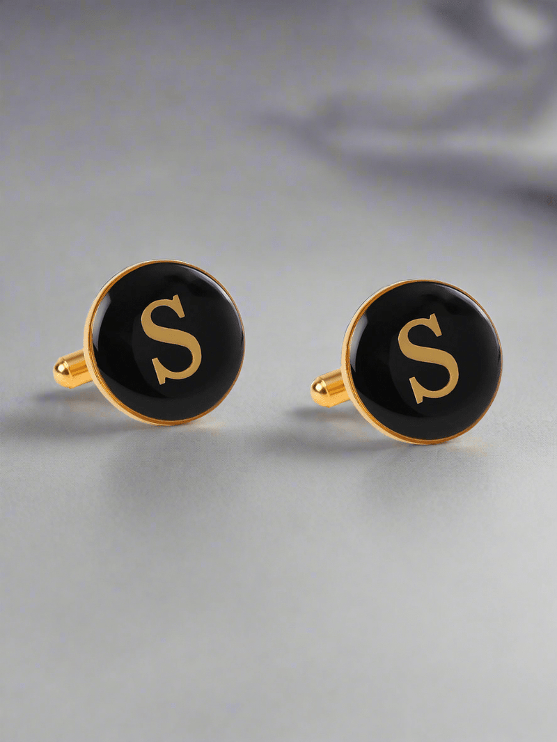 Alphabet S Cufflink - TOSSIDO