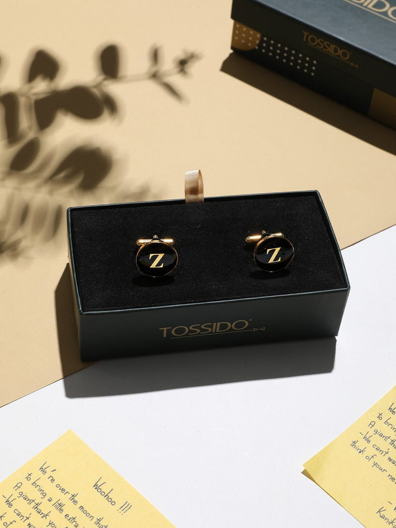Alphabet Z Cufflink - TOSSIDO