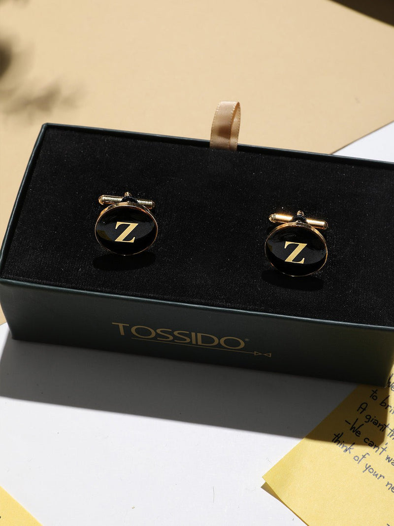 Alphabet Z Cufflink - TOSSIDO