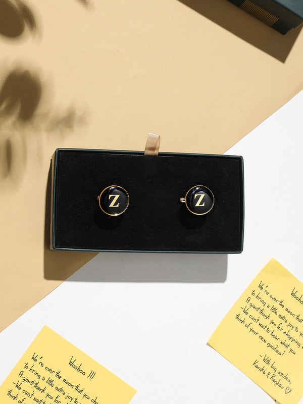 Alphabet Z Cufflink - TOSSIDO