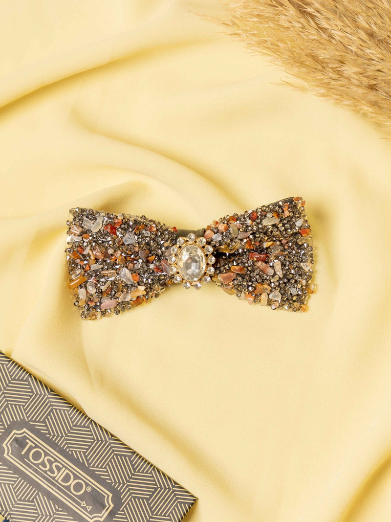 Amber Royale Gemstone Bowtie - TOSSIDO