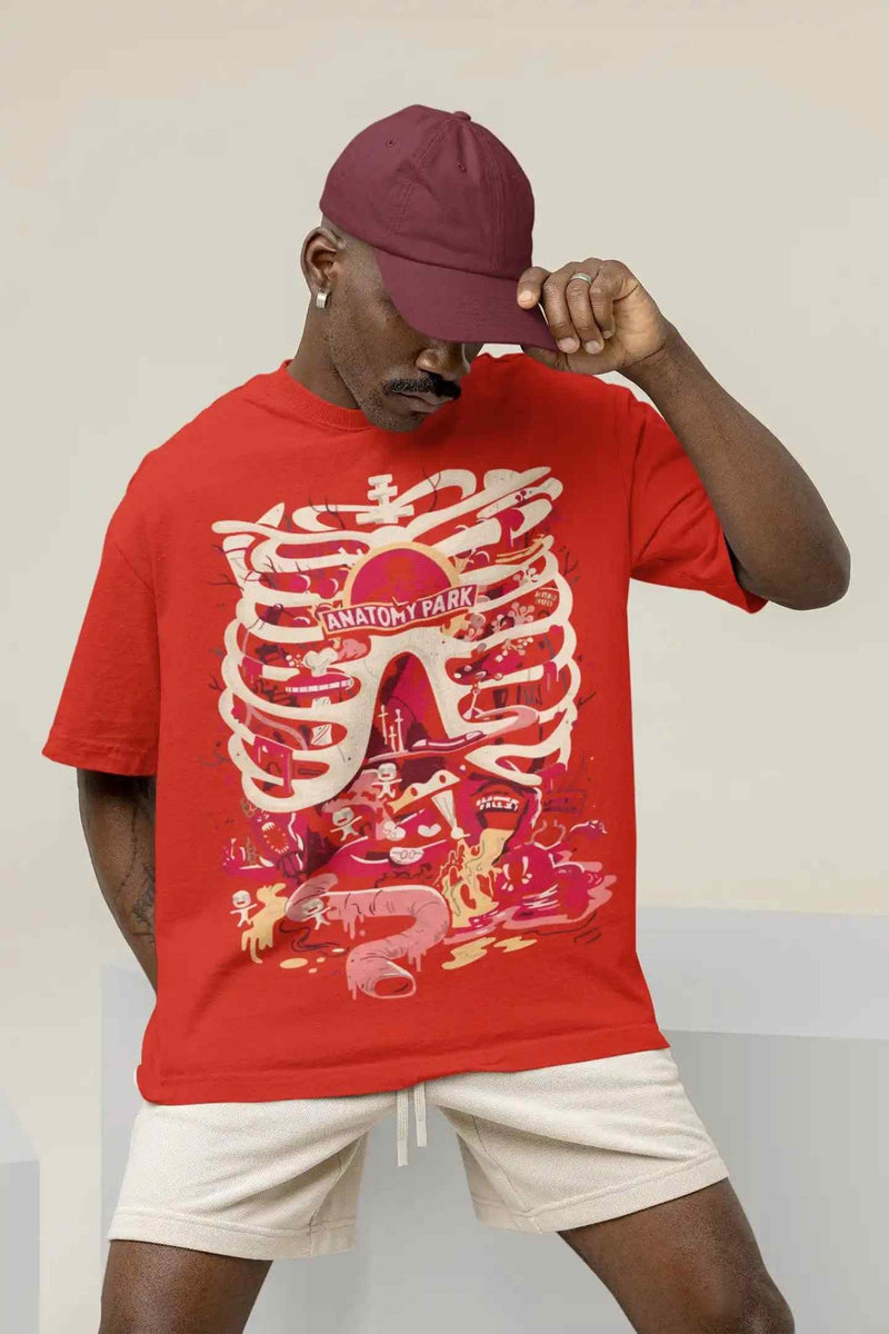 Anatomy Park Oversized Tee - TOSSIDO