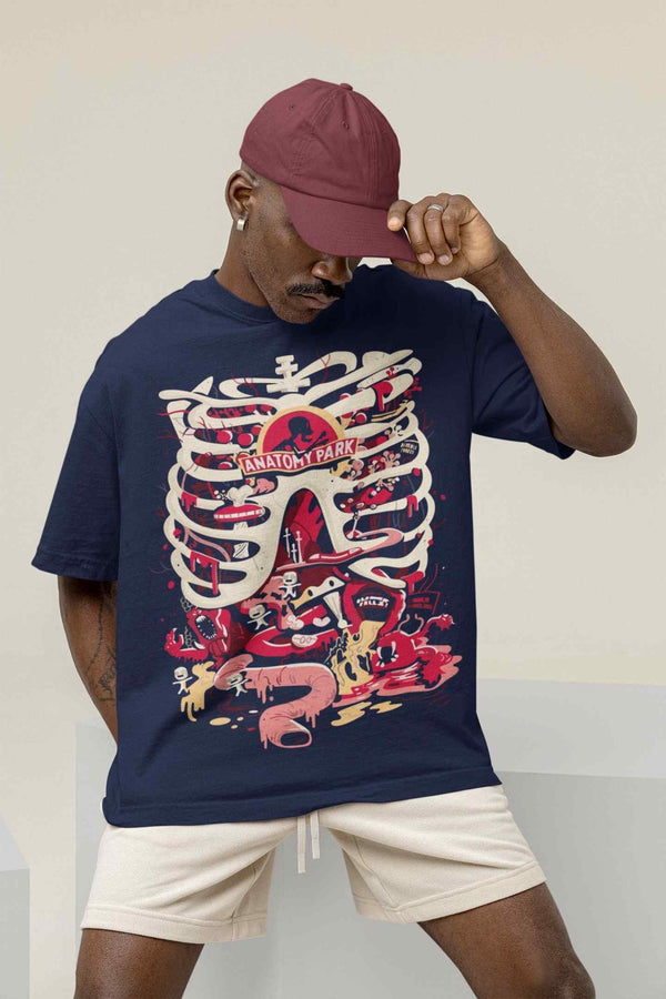 Anatomy Park Oversized Tee - TOSSIDO