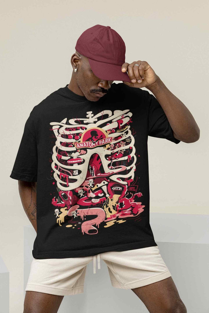 Anatomy Park Oversized Tee - TOSSIDO