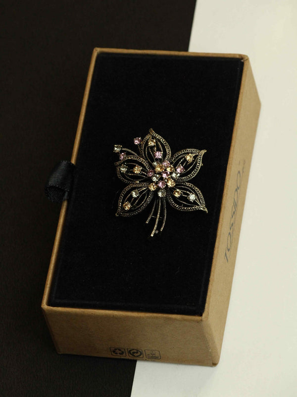 Antique Flower Brooch - TOSSIDO