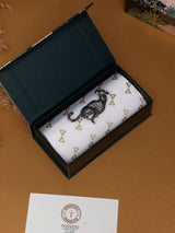 Antique Silver Crouching Leopard Brooch