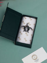 Antique Silver Sea Turtle Brooch