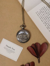 Antique Steam Train Pocket Watch - TOSSIDO