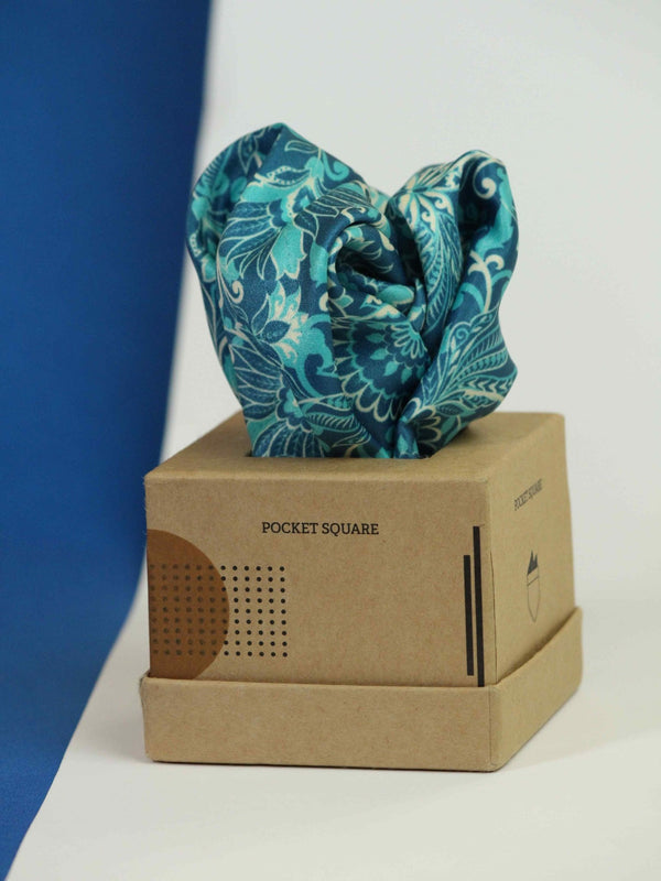 Azure Pocket Square - TOSSIDO
