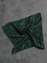 Cyprus Green Floral Pocket Square