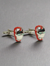 Ironman Cufflinks & Tie clip Set