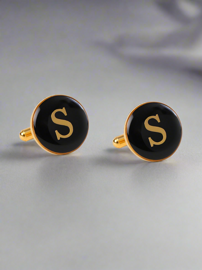 Alphabet S Cufflink