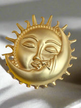 Golden Sun Brooch