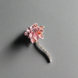 Pink Lotus Brooch