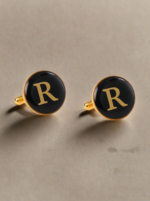 Alphabet R Cufflink