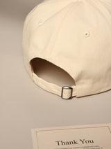 Beige Distressed Baseball Cap - TOSSIDO