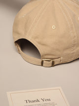 Beige Mercy Baseball Cap - TOSSIDO