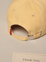 Beige Nothing Baseball Cap - TOSSIDO