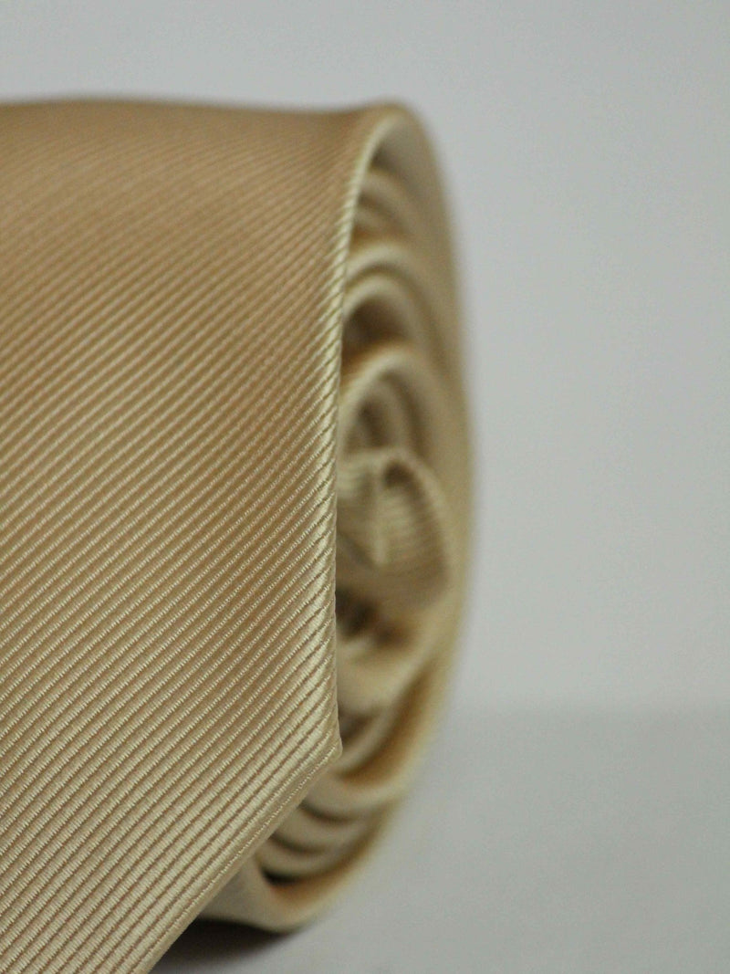 Beige Skinny Necktie - TOSSIDO