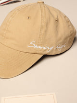 Beige Soaring High Baseball Cap - TOSSIDO