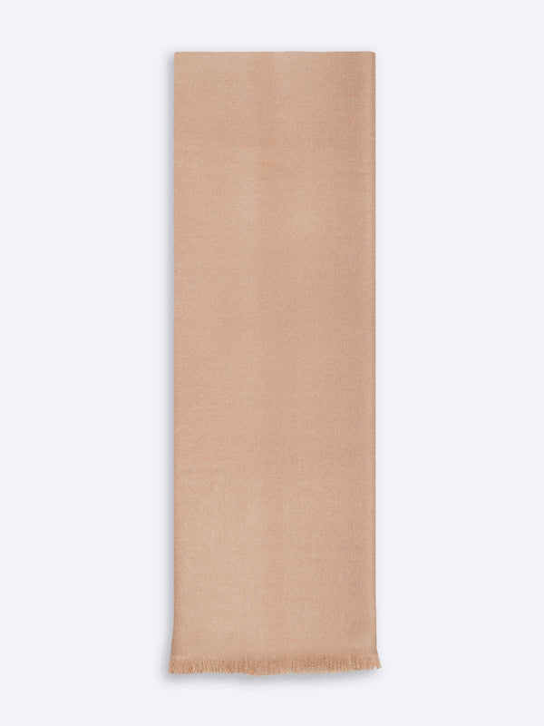 Beige Solid Muffler - TOSSIDO
