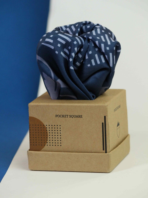 Berryblue Pocket Square - TOSSIDO